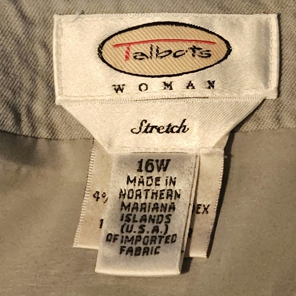 Talbots Woman Button Front A-Line Wool Blend Skirt - Picture 9 of 10